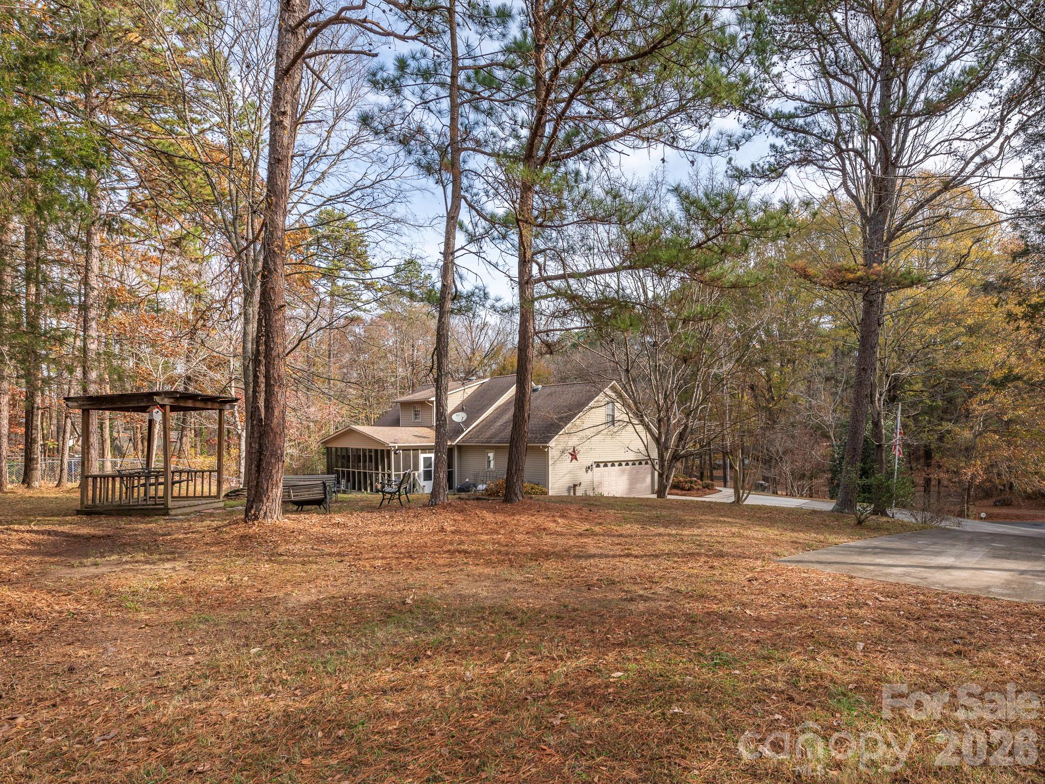 BACK YARD - 1800 Lake Lynn Road, Concord