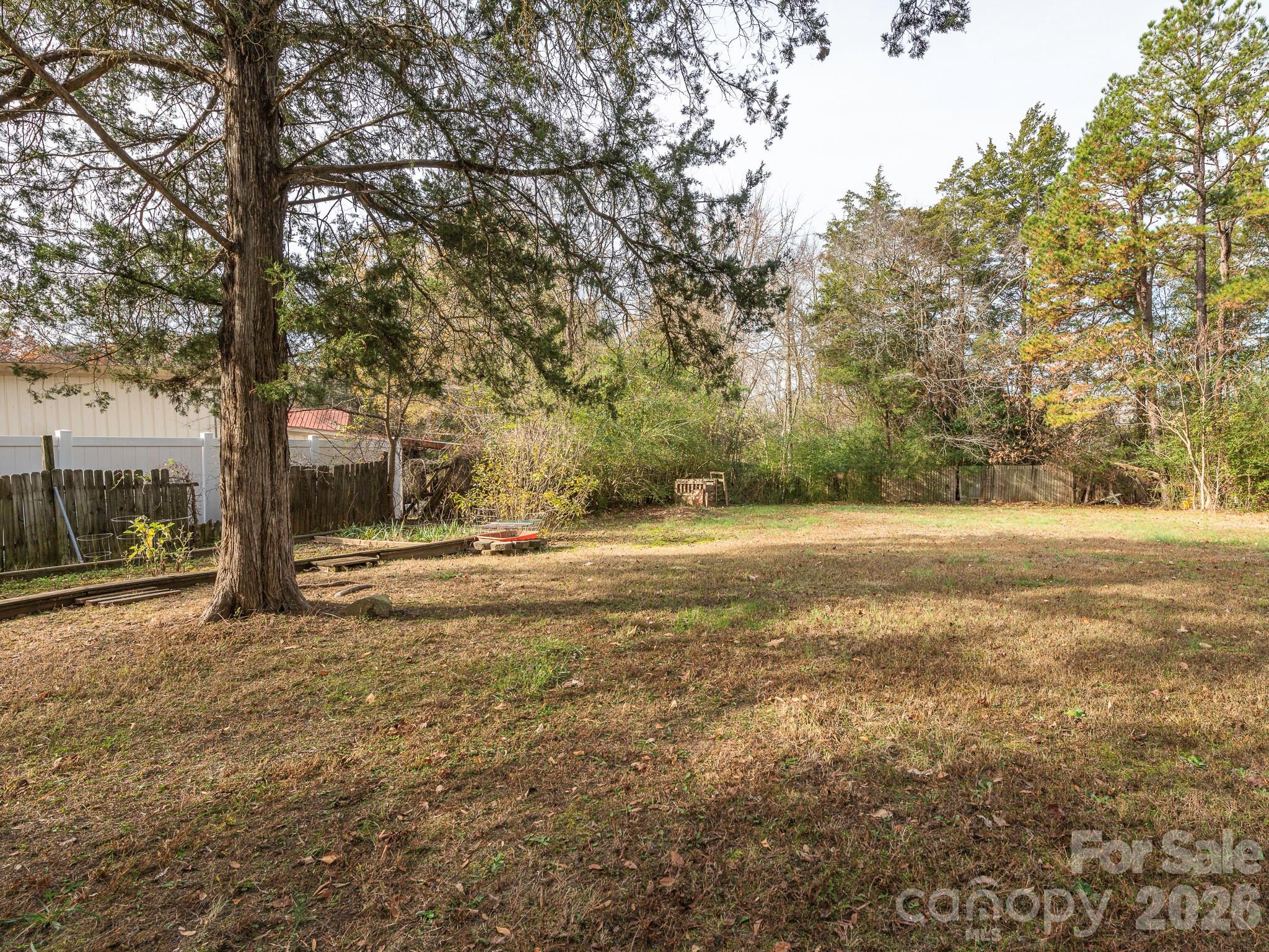 BACK YARD WITH PLENTY OF ROOM FOR GARDEN - 1800 Lake Lynn Road, Concord