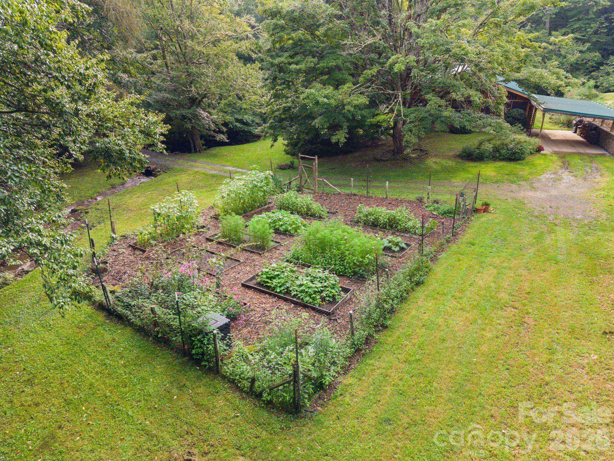 Organic garden - 1061 Indian Trail Road, Mars Hill