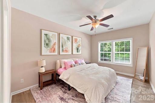 Primary bedroom with brand new paint and new LVP floors - 422 Danielle Way, Fort Mill