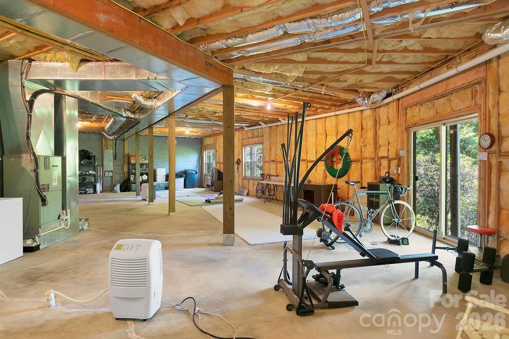 Basement with tall ceilings - 1228 Ugugu Drive, Brevard