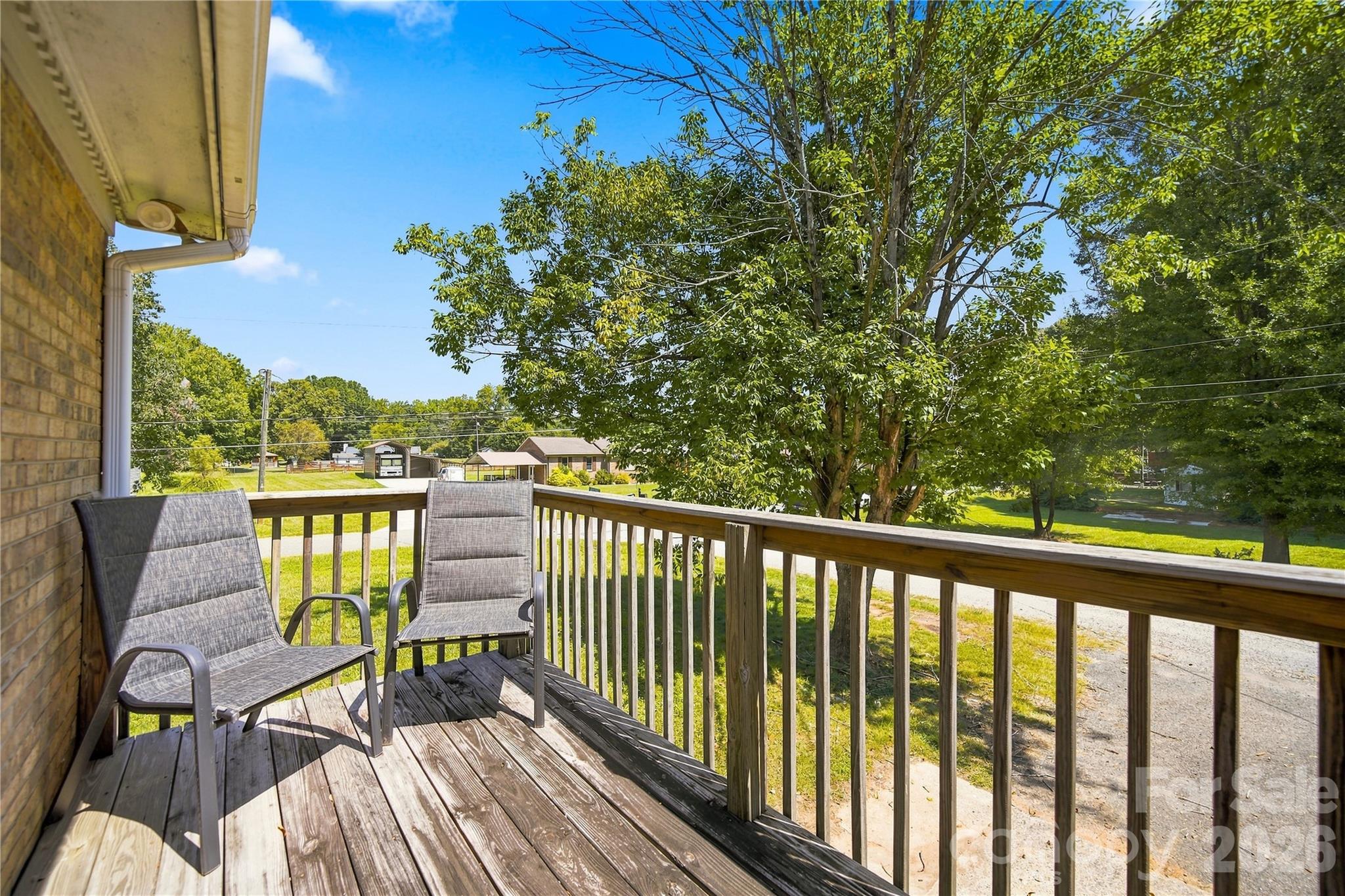 Balcony off Primary bedroom - 7704 Otts Circle, Stanley