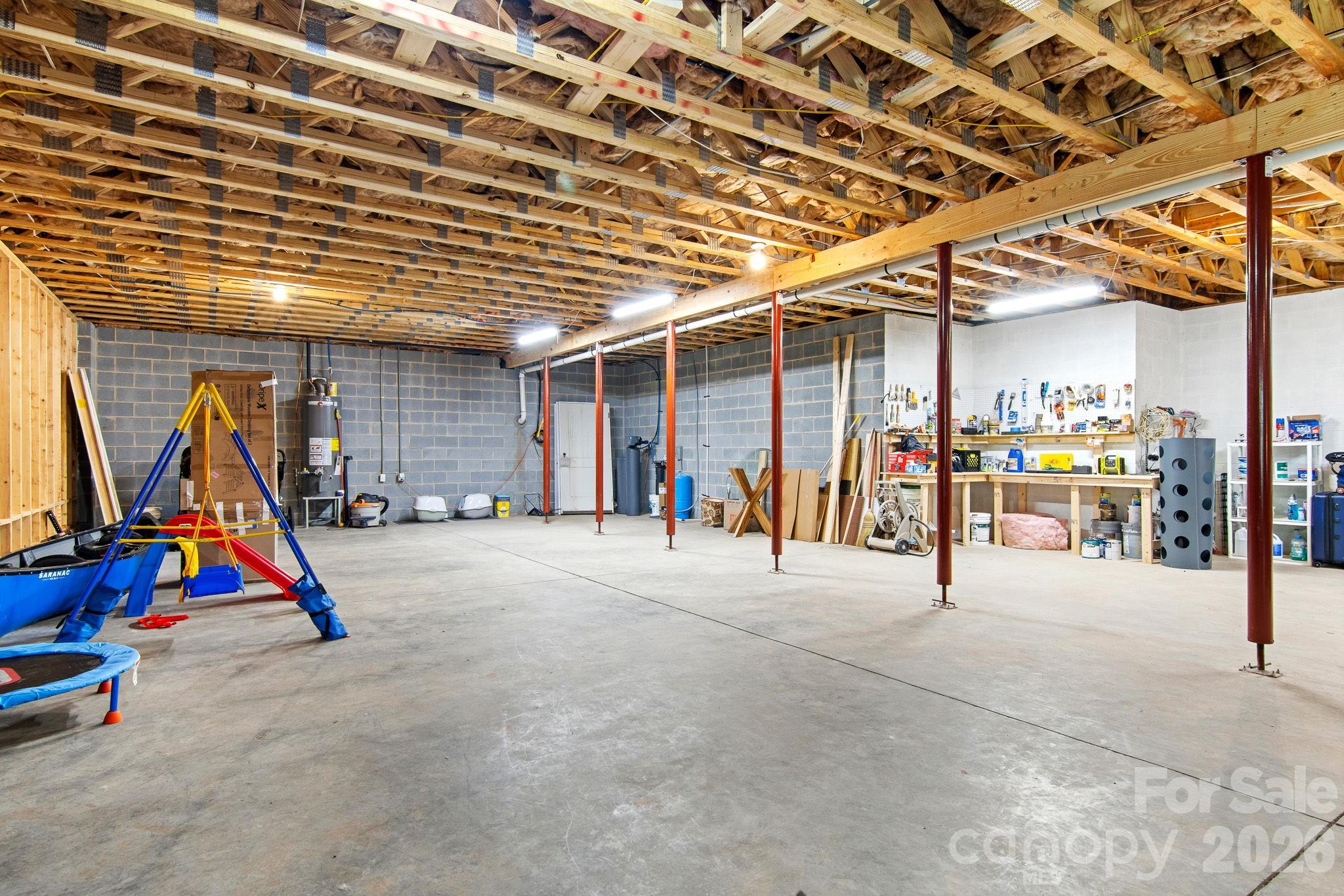 Unfinished Basement - 206 N Harbor Watch Drive, Statesville