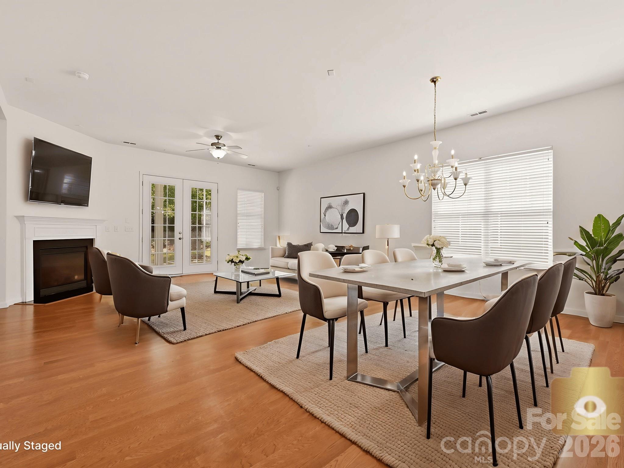 Staged Living room - 1021 Knob Creek Lane, Tega Cay