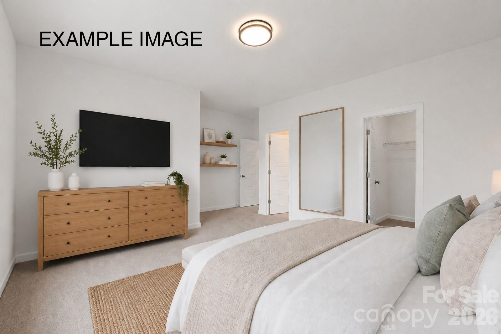 Example Photo - Bedroom 2 *Virtually Staged* - 10914 Tyler Brook Lane, Mint Hill