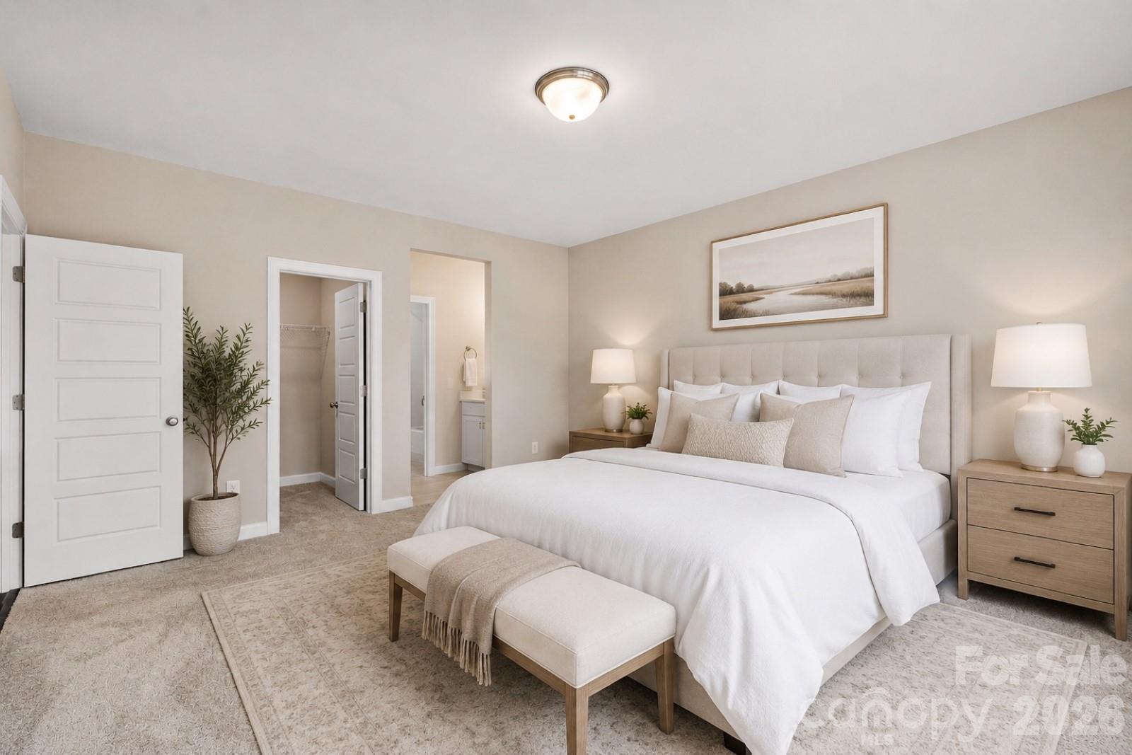 Example Photo - Bedroom 3 *Virtually Staged* - 10914 Tyler Brook Lane, Mint Hill