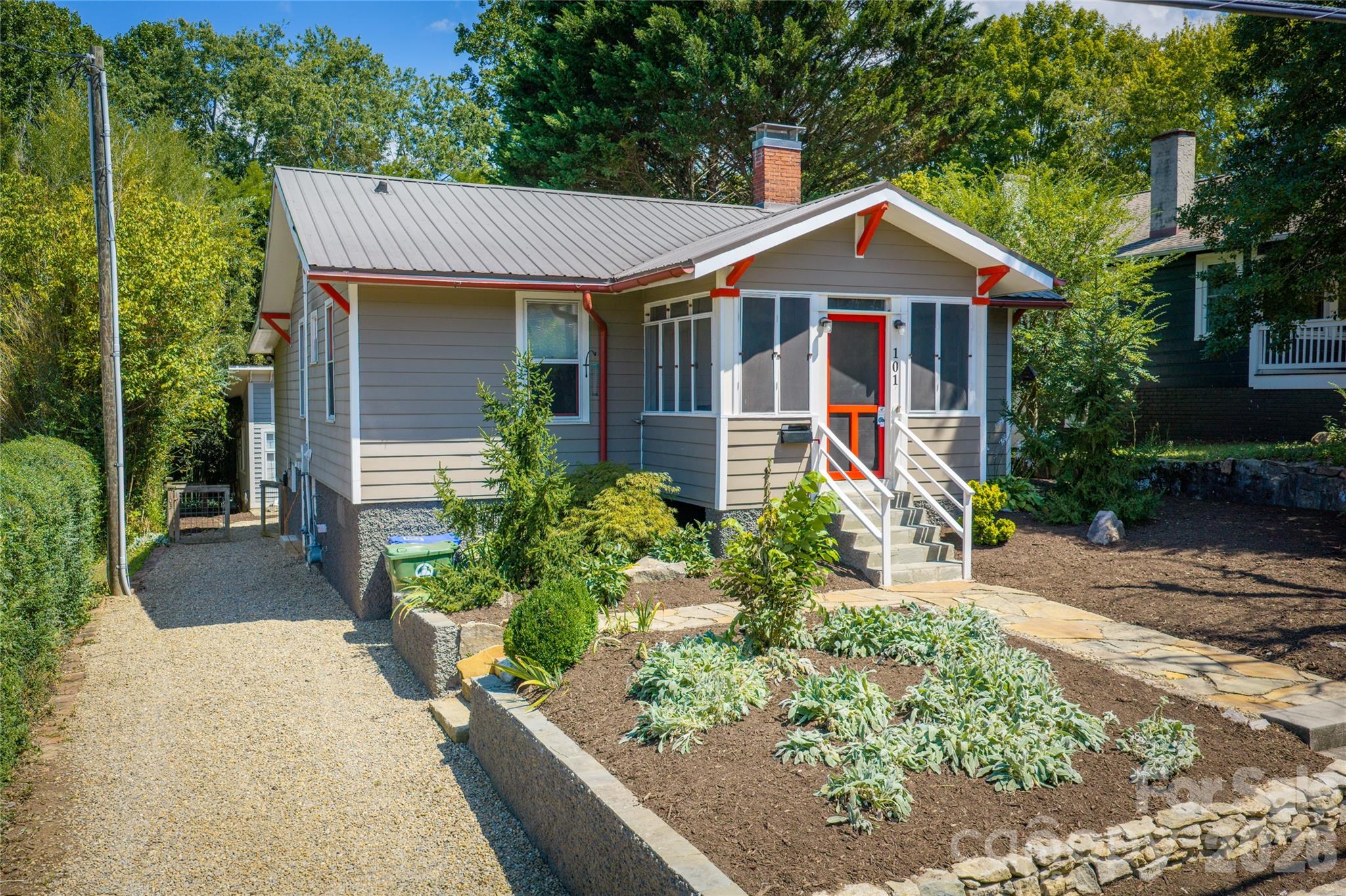 Beautiful curb appeal for this 1922 home - 101 Olney Road, Asheville