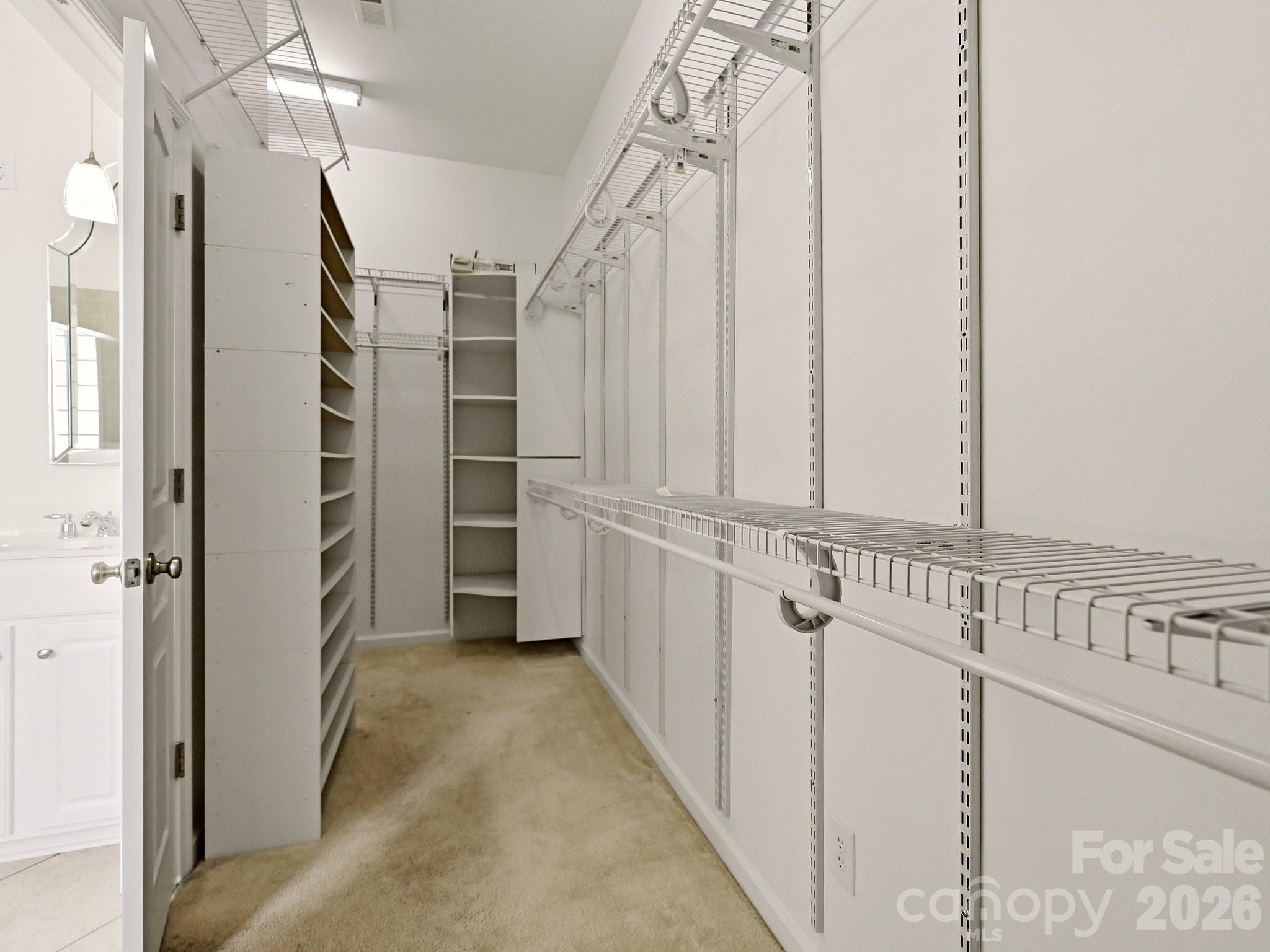 Primary Closet - 1021 Knob Creek Lane, Tega Cay