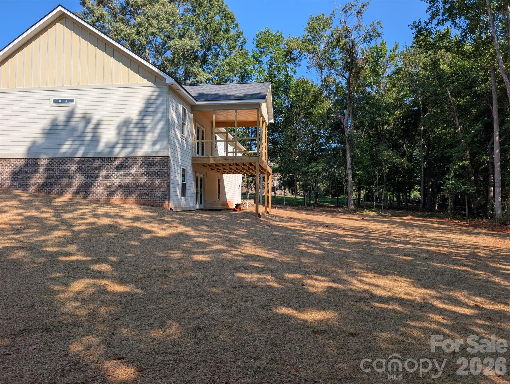 Right side of home view - 1895 Knolls Drive, Newton