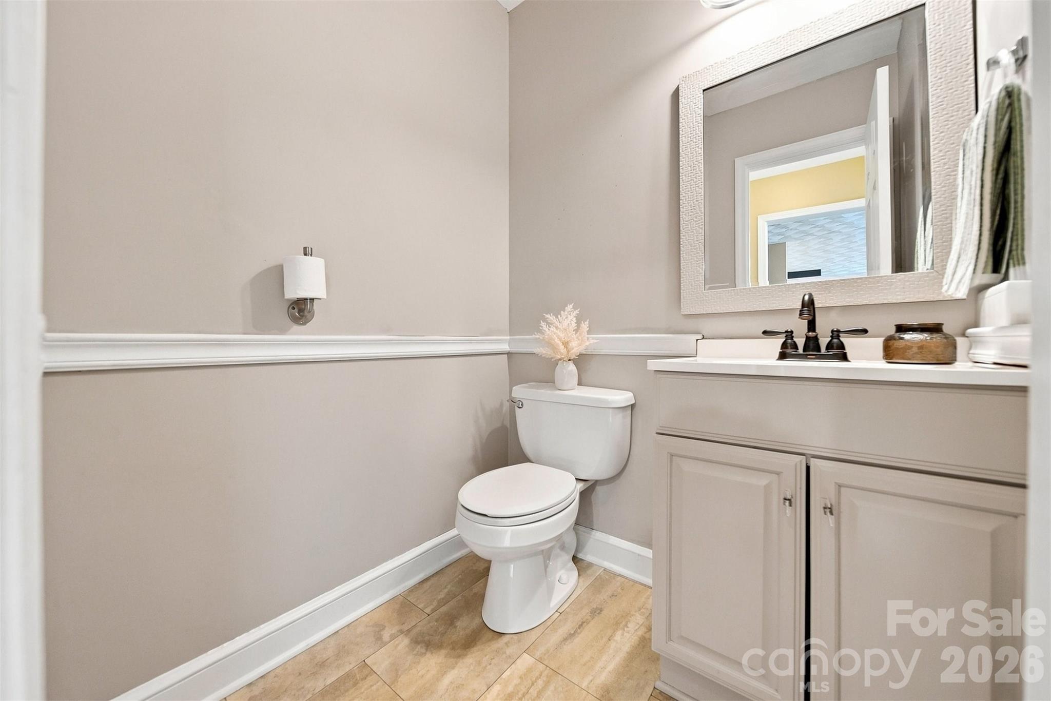 1/2 bath off the back door and kitchen - 4948 Betty Drive NE, Hickory