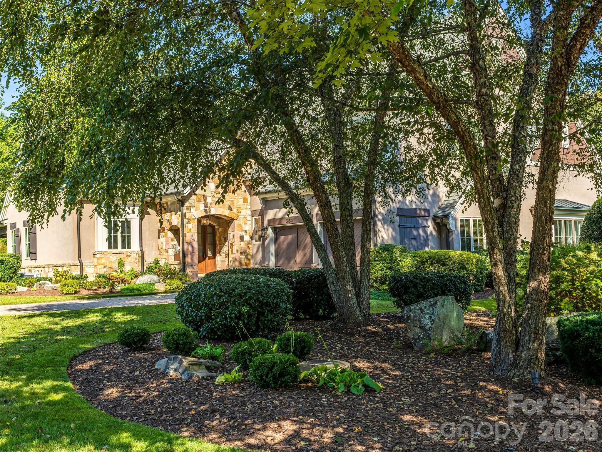 Front Exterior from yard - 583 Walnut Valley Parkway, Arden