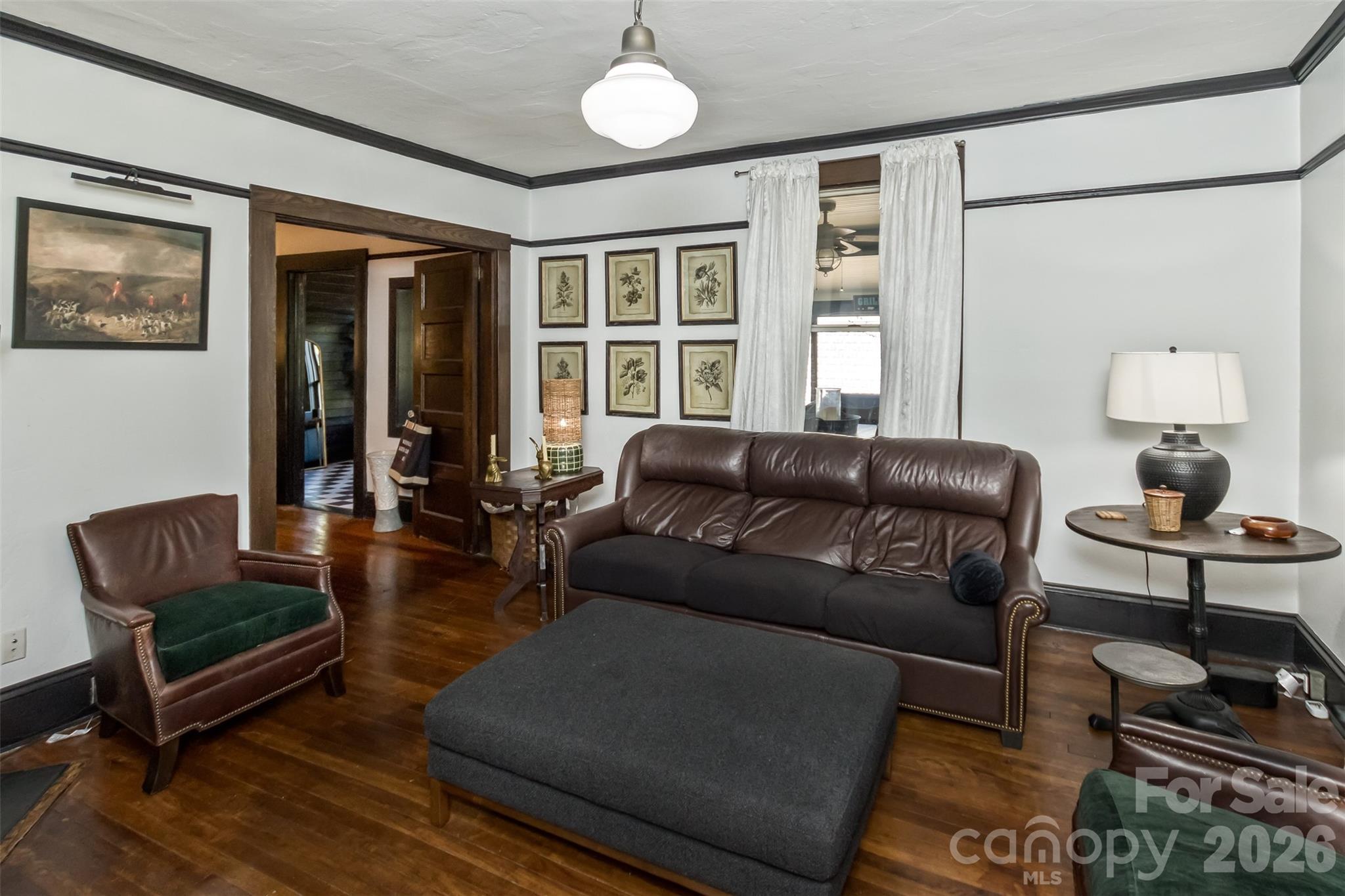 Living room - 293 Fairview Road, Asheville