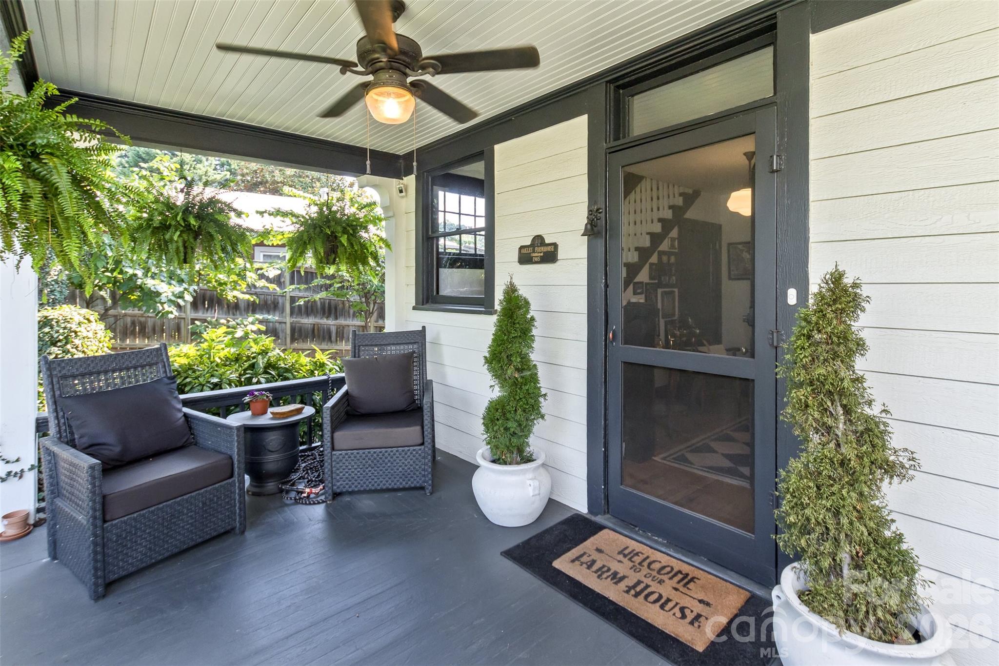 Front porch - 293 Fairview Road, Asheville