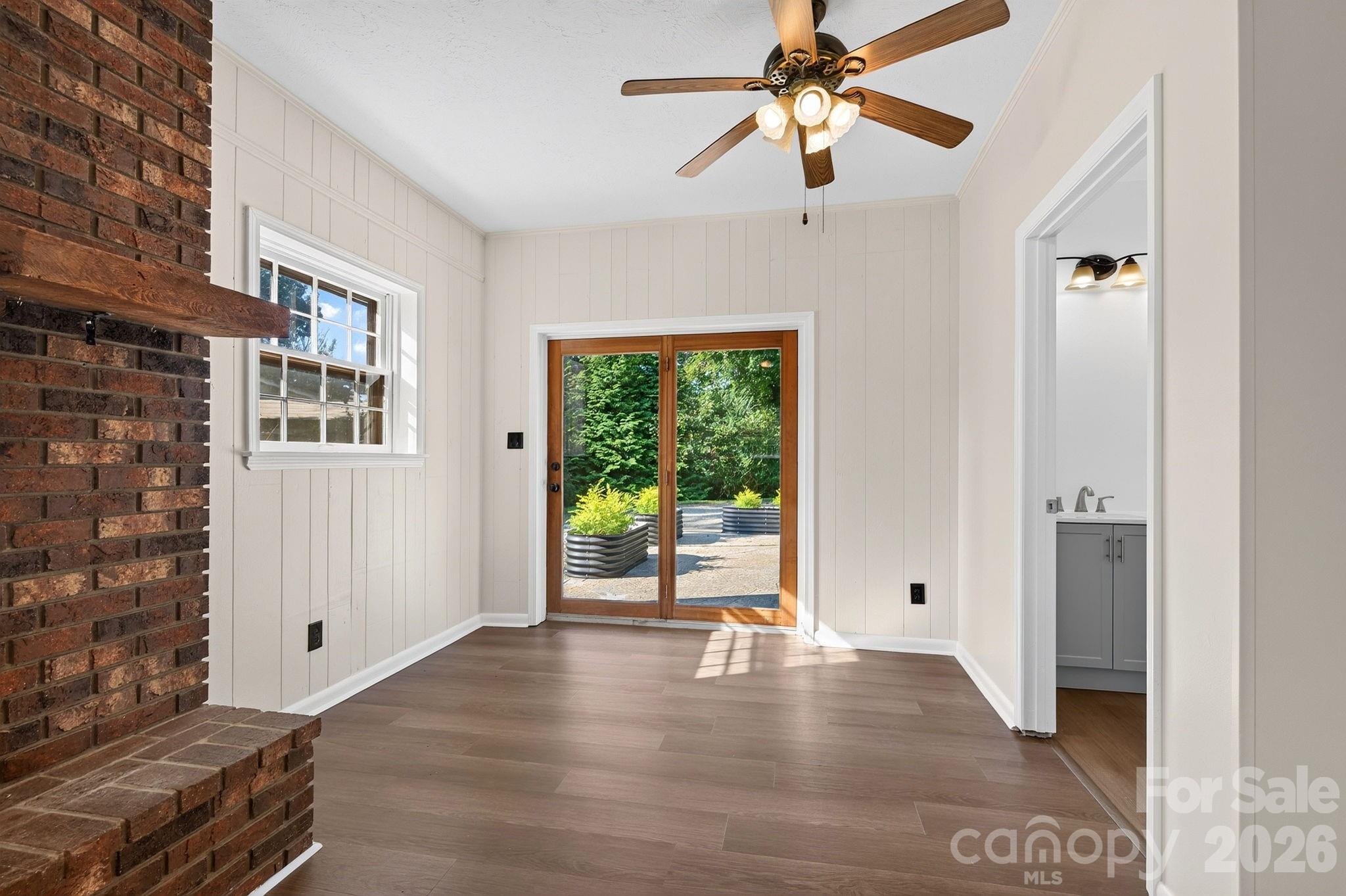 Bonus room has exit to back patio - 2 Independence Boulevard, Asheville