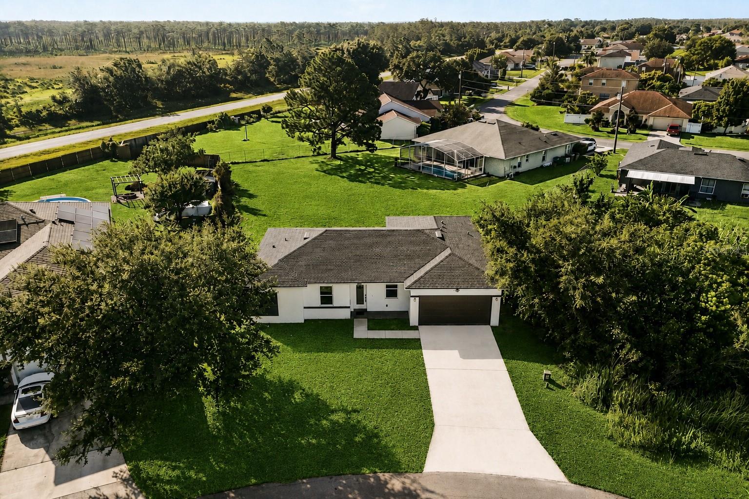 Aerial view of the property - 1125 MUNSTER CT, KISSIMMEE