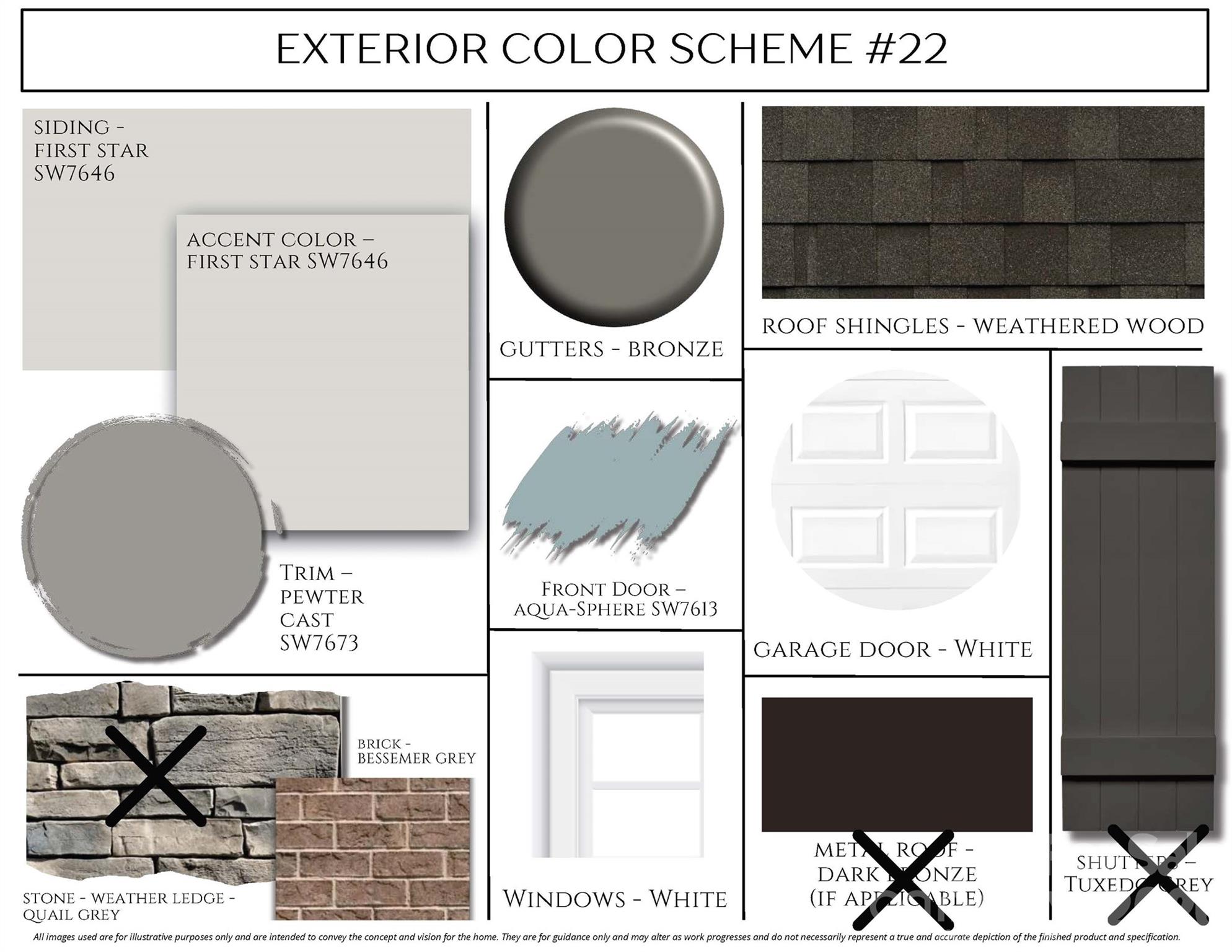 Exterior Colors - 2919 Audubon Ridge Drive, Belmont