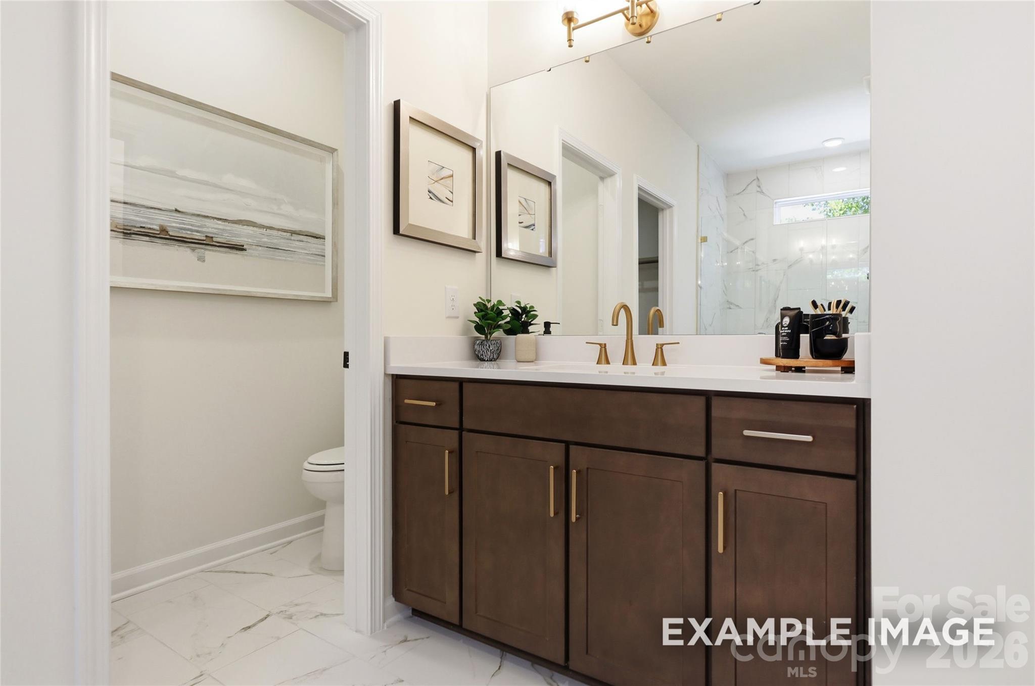 Owners bathroom sample photo private water closet with door - 2919 Audubon Ridge Drive, Belmont