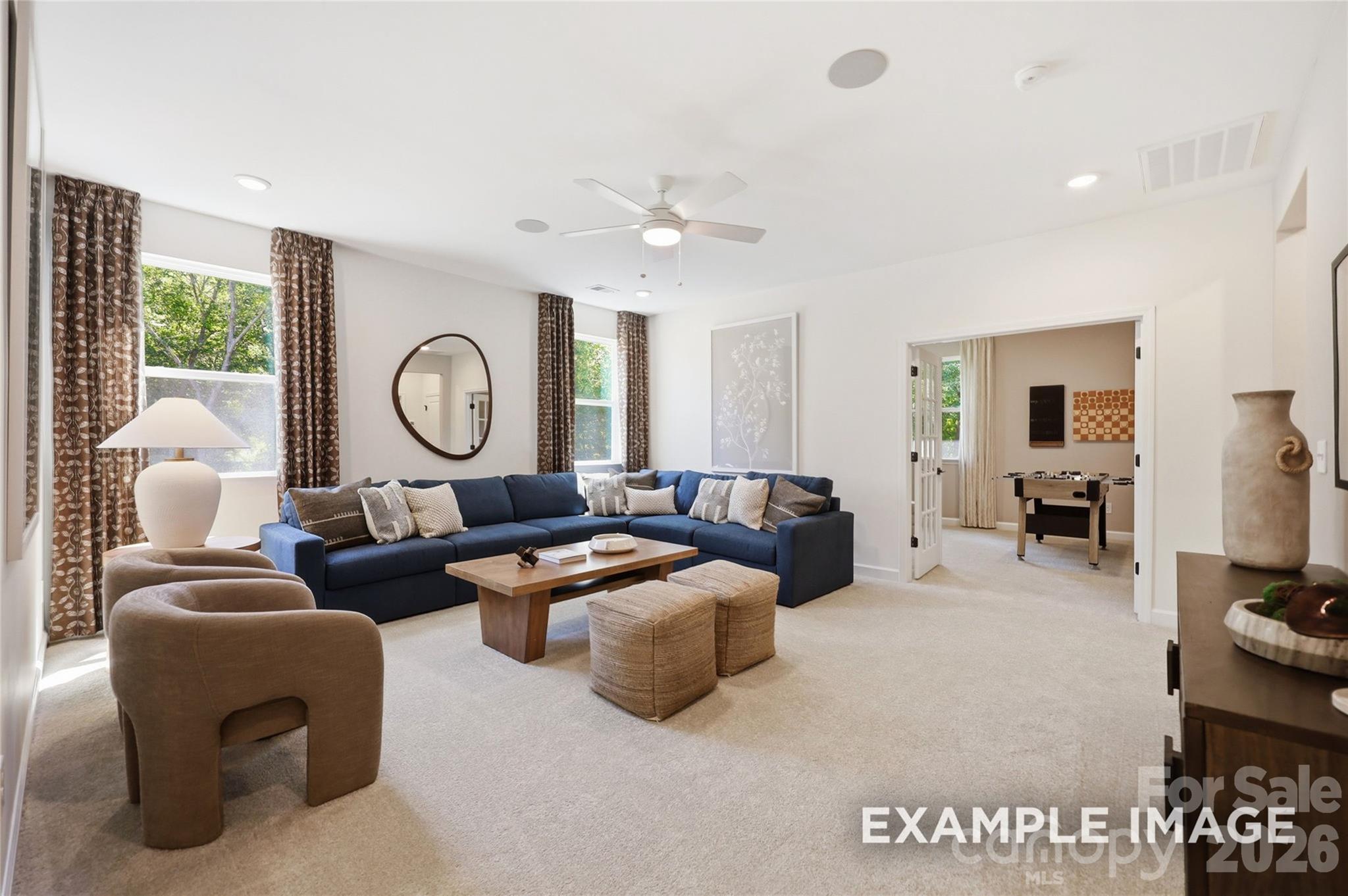 sample photo of upstairs loft area - 2919 Audubon Ridge Drive, Belmont