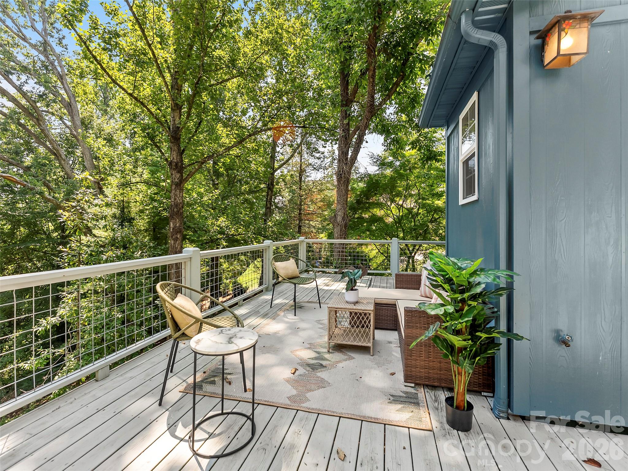 Huge private deck off the kitchen - 1 Kenilworth Road, Asheville
