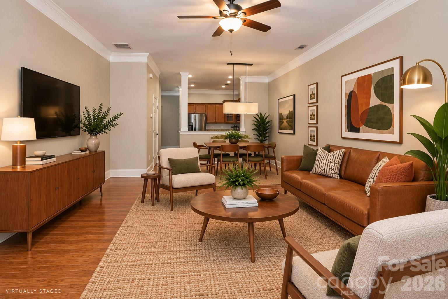 Virtually Staged - 5732 Village Drive NW, Concord