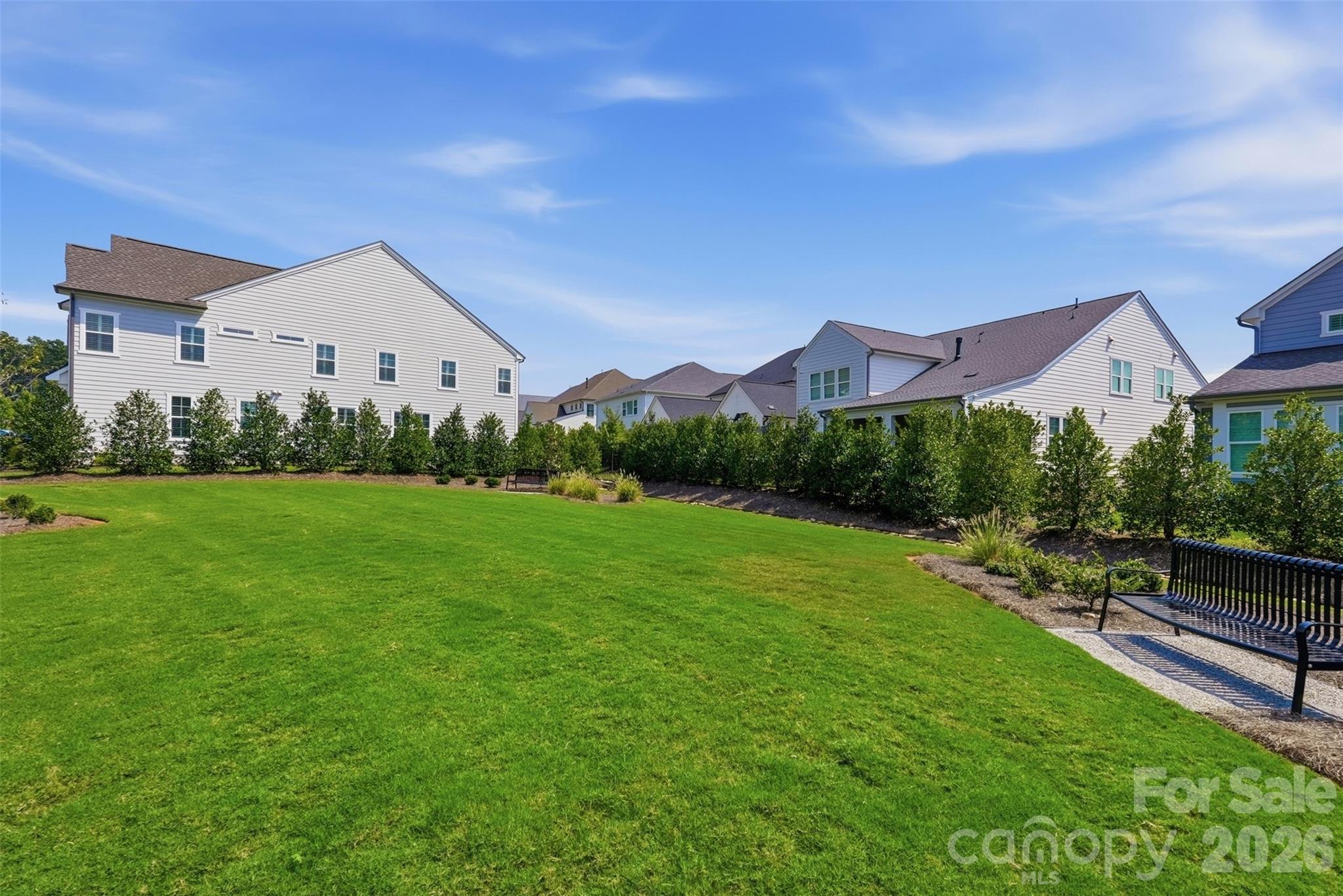 neighborhood green space next door - 6083 Holden Court, Fort Mill