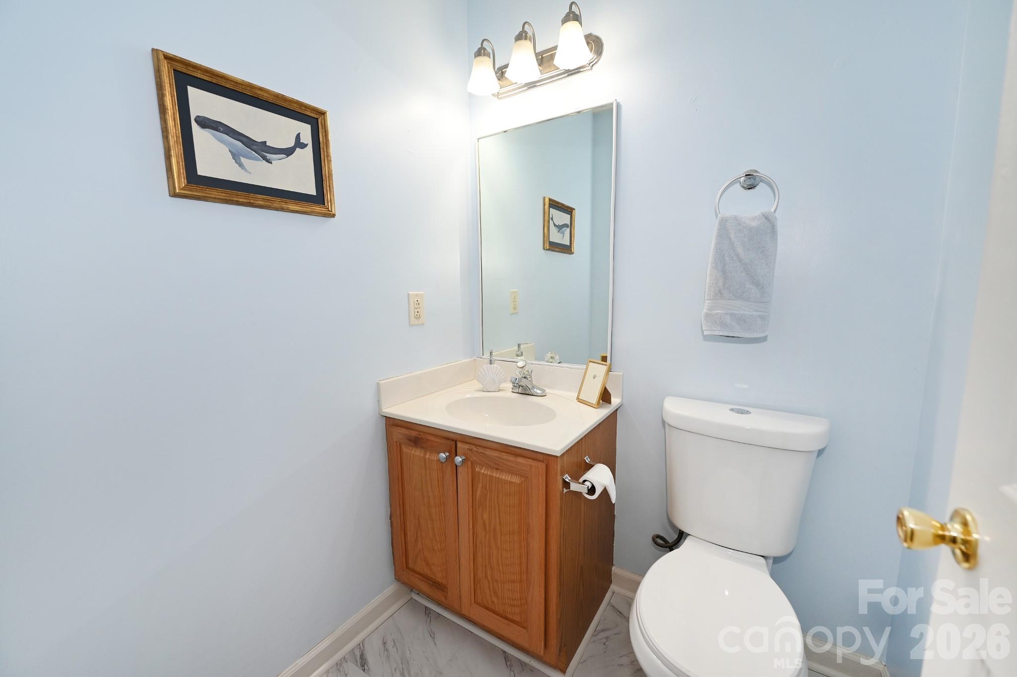 Main level half bathroom - 236 17th Avenue SE, Hickory
