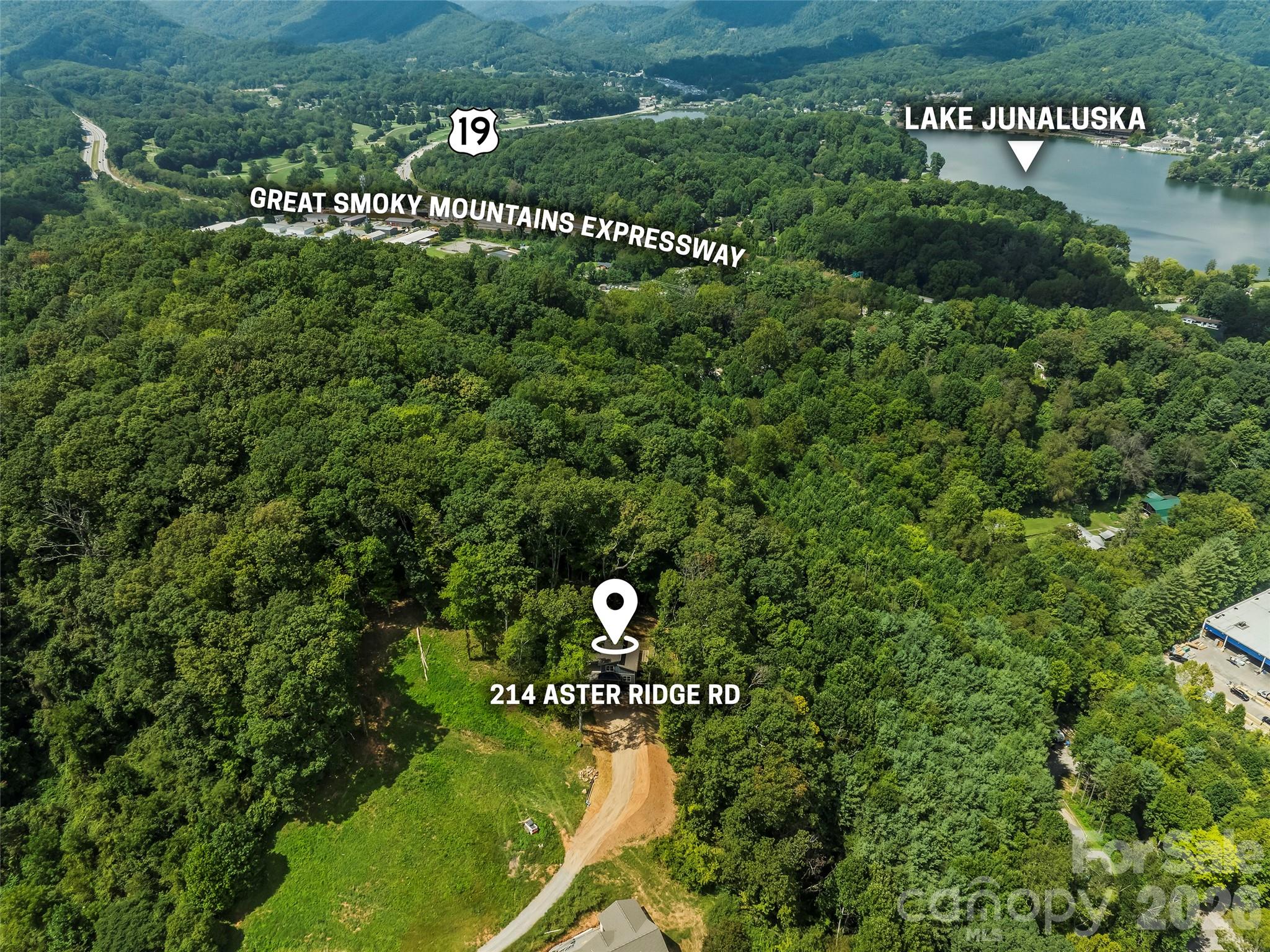 Private setting, convinient location - 214 Aster Ridge Drive, Waynesville
