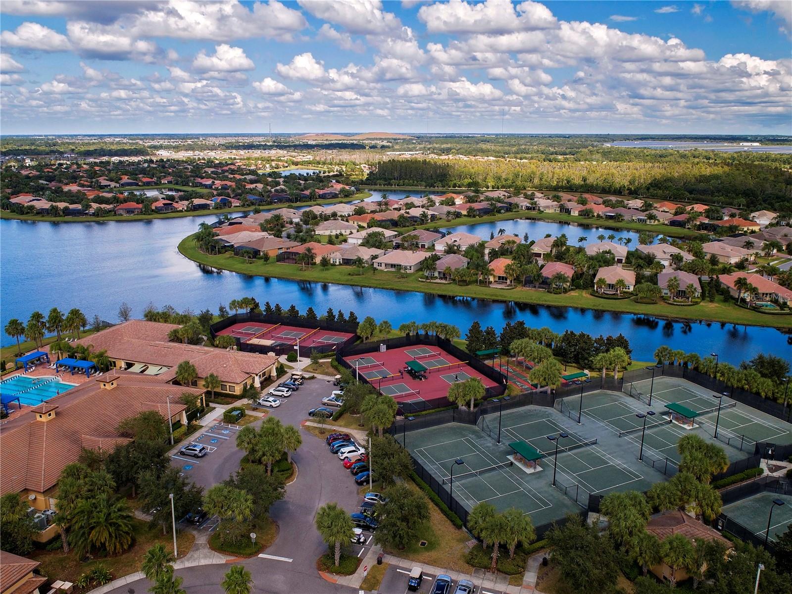 Clubhouse, Tennis & Pickleball Courts - 15847 COBBLE MILL DR, WIMAUMA
