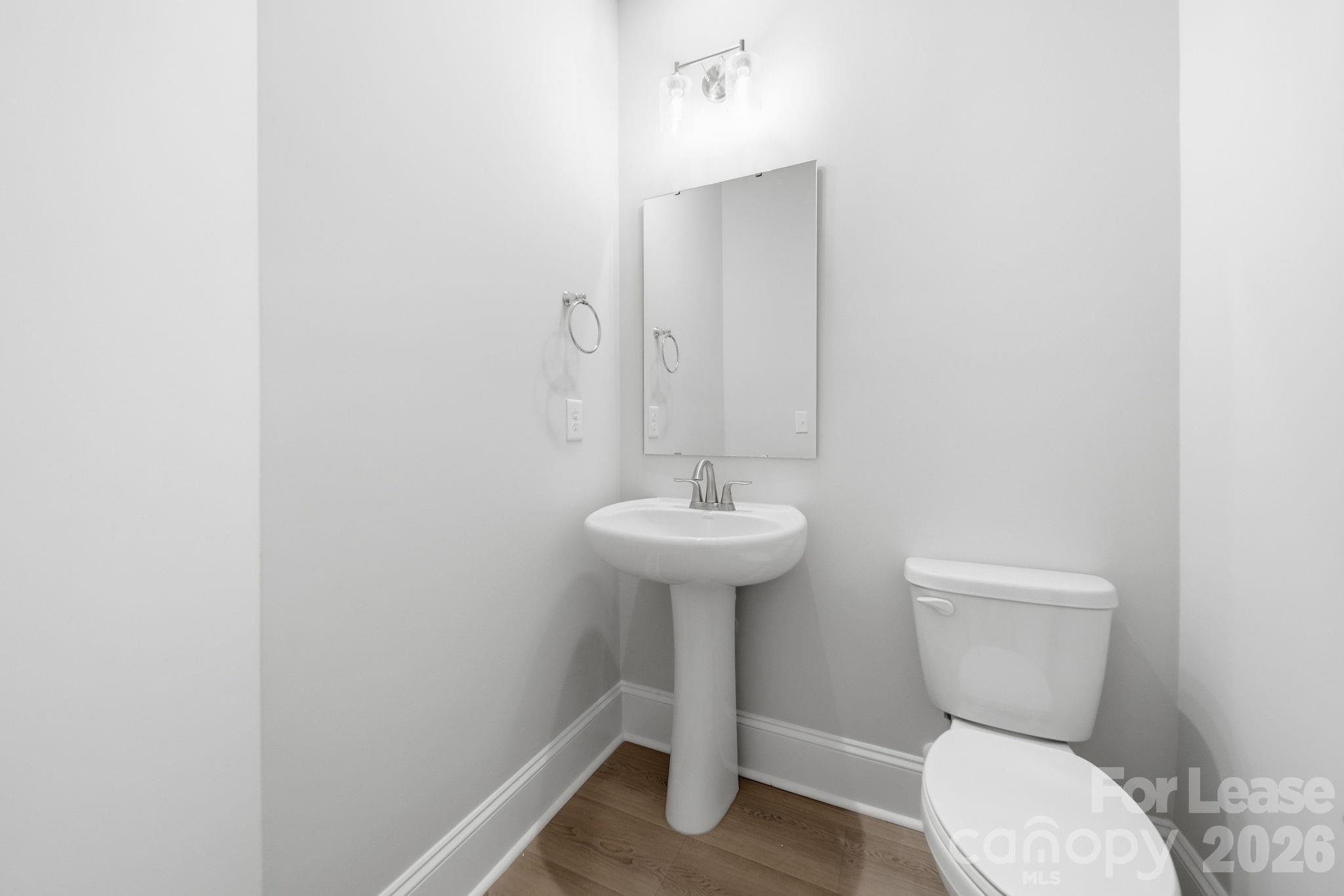 2nd flooor powder room - 236 Old Town Village Road, Waxhaw