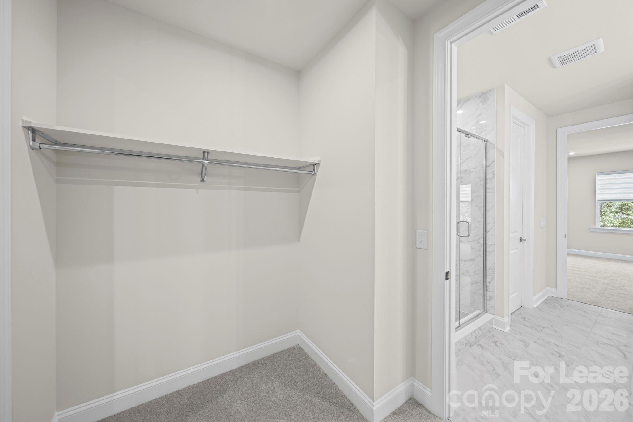 Primary closet/Laundry - 236 Old Town Village Road, Waxhaw