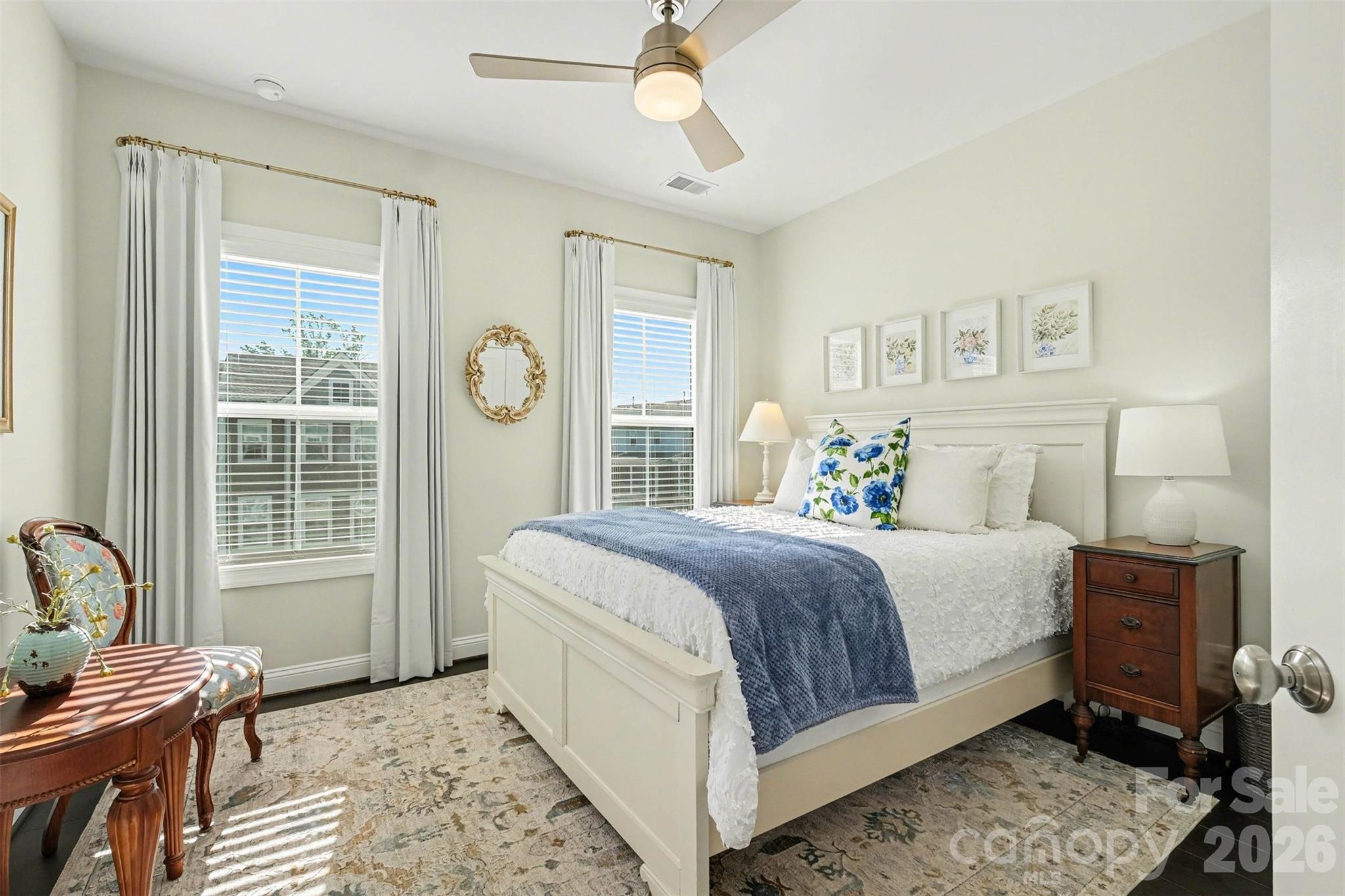 The secondary bedroom is painted in a tranquil neutral palate. - 3743 Keyworth Way, Indian Land
