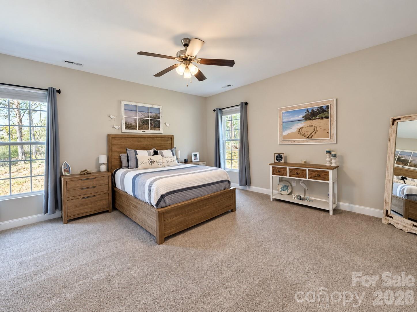 Spacious Primary bedroom on the main level - 9201 Providence Road S, Waxhaw