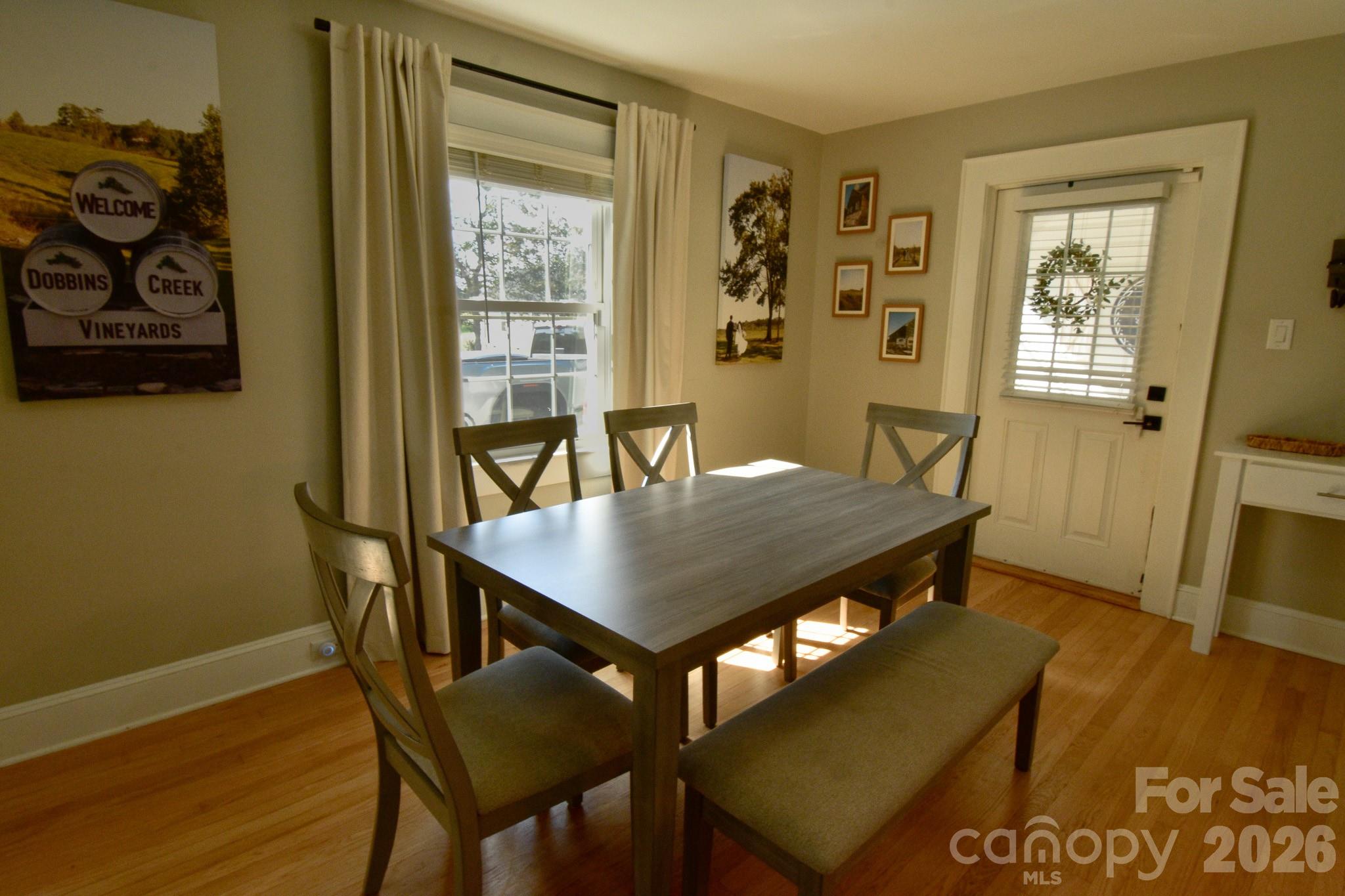 Dining room open to the kitchen and living room - 541 Perry Road, Troutman