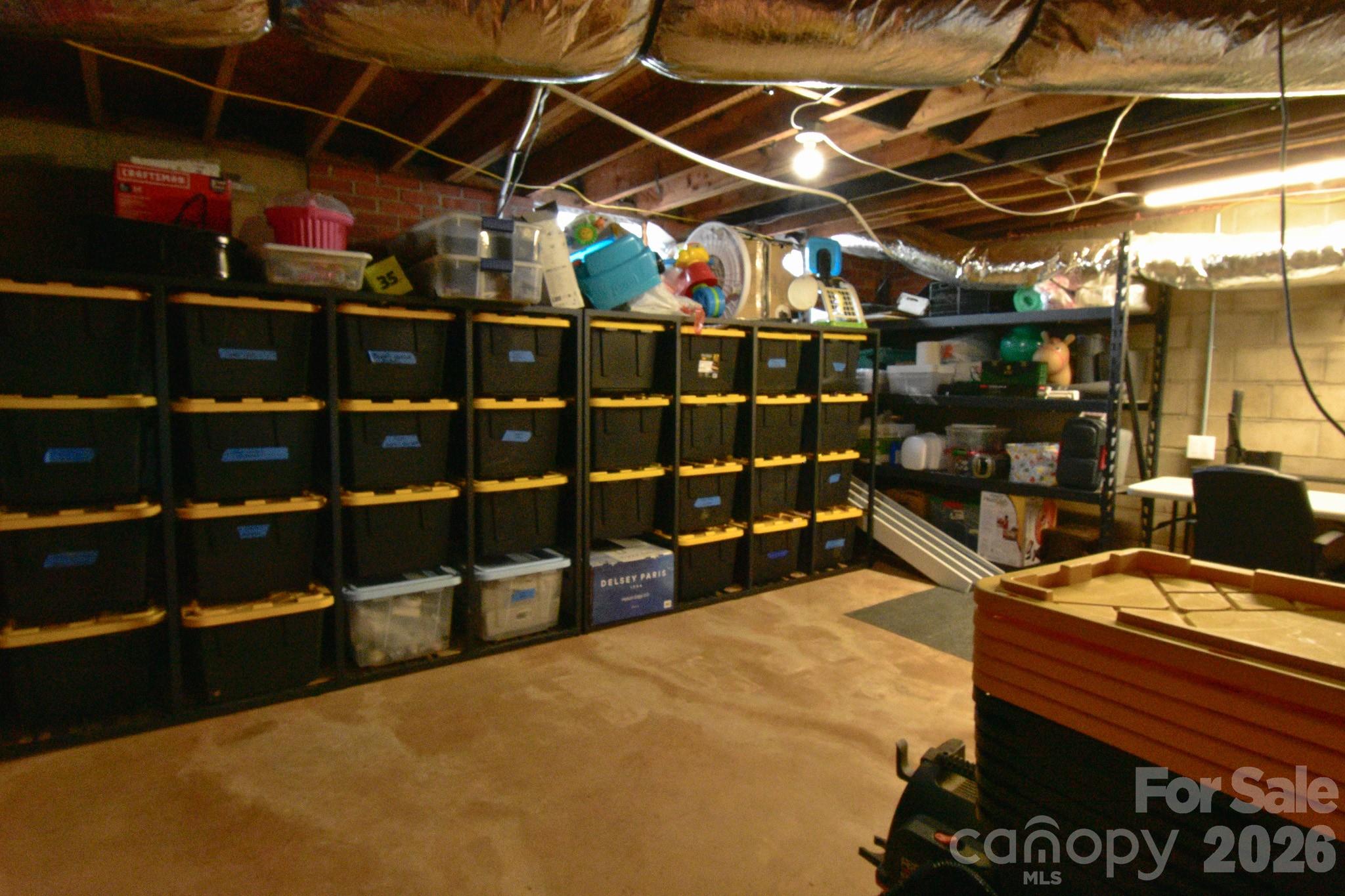 Unfinished basement - 541 Perry Road, Troutman