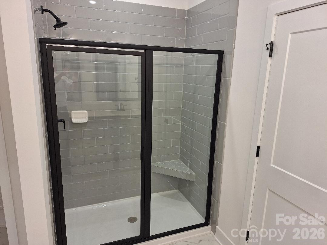 Primary Bathroom Shower - 5134 Colchester Court, Catawba