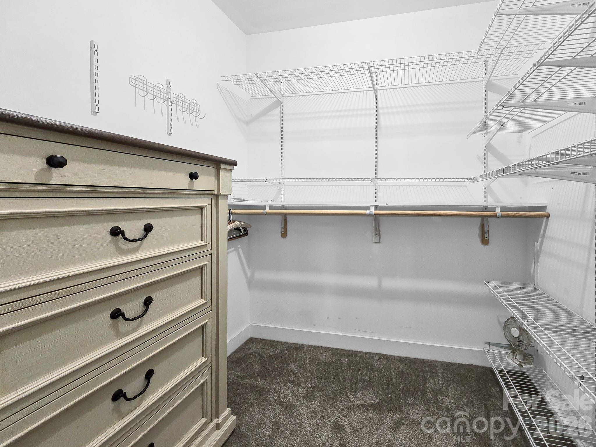 Double walk-in closets in primary suite - 119 Mountain Bluff Trail, Hendersonville