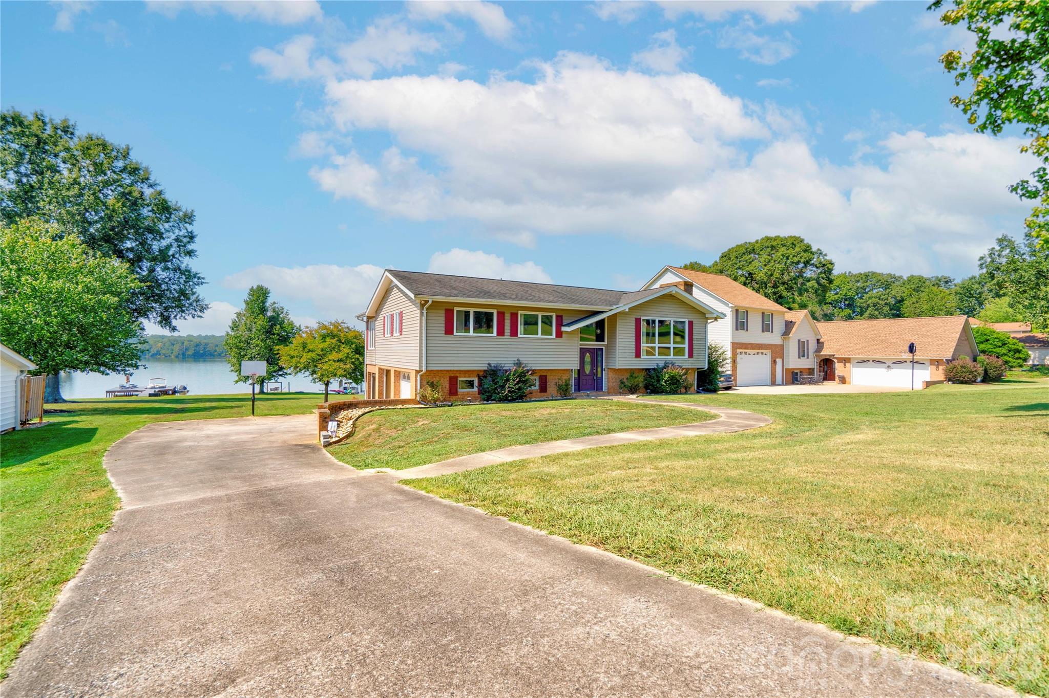 Original look before paint and landscaping - 152 North Shore Drive, Cherryville