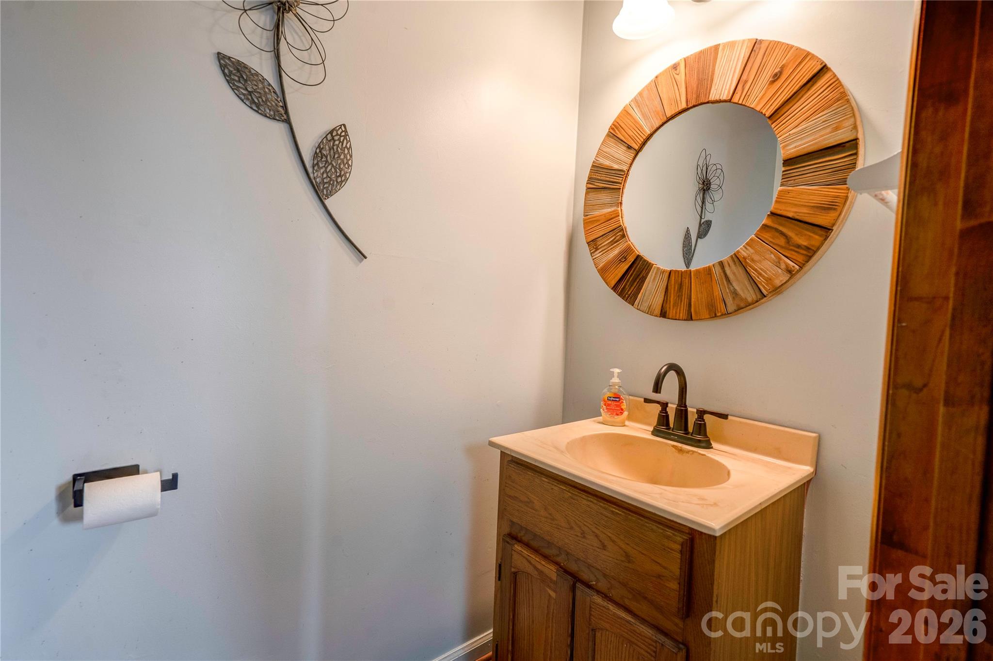 Half Bath in the basement area great for outdoor access. - 152 North Shore Drive, Cherryville