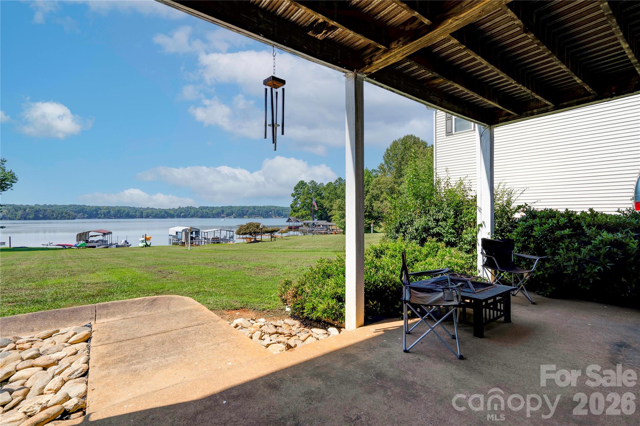 Lower patio view - 152 North Shore Drive, Cherryville