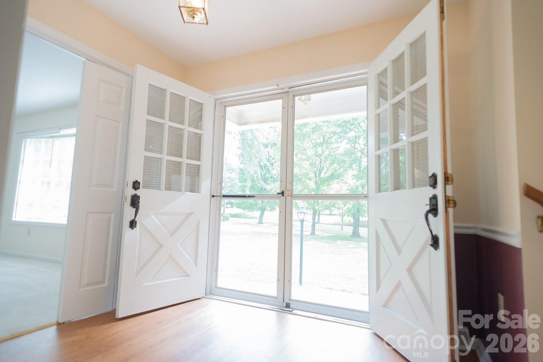 Entrance with lots of light! - 3401 Tracelake Drive, Matthews