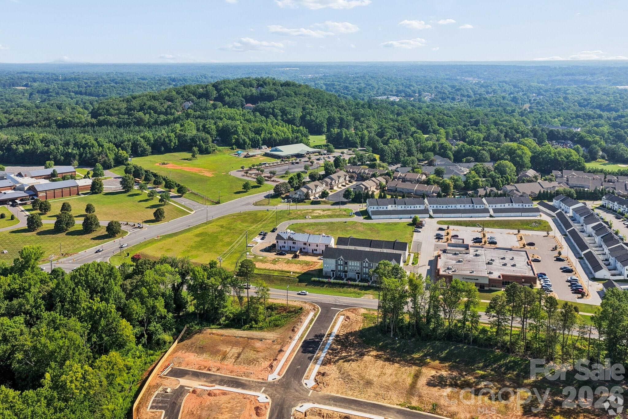 Over head view of community and surrounding area - 4219 S New Hope Road, Gastonia