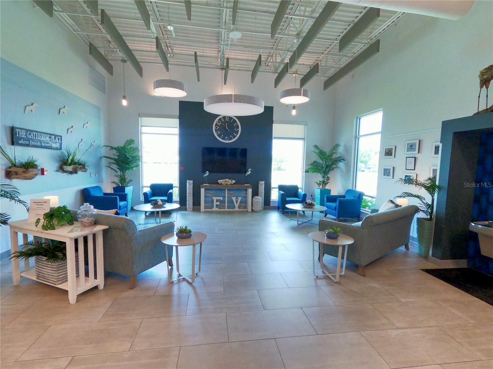 Gathering area in clubhouse - 1100 BELCHER RD S #535, LARGO