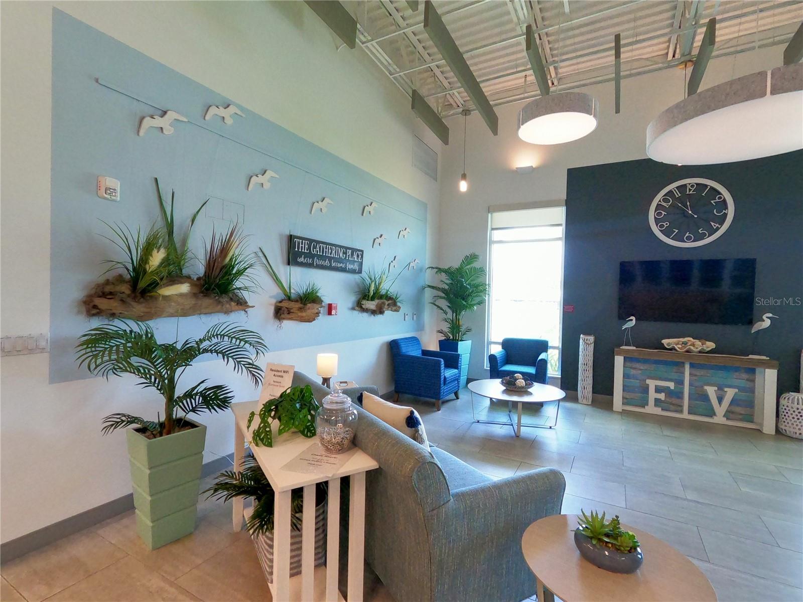 Gathering area in clubhouse - 1100 BELCHER RD S #535, LARGO