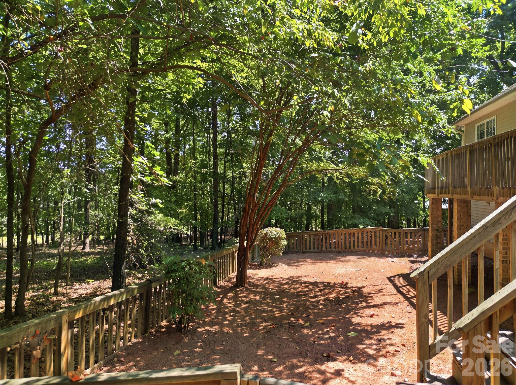 Small fenced in yard - 14724 Beatties Ford Road, Huntersville