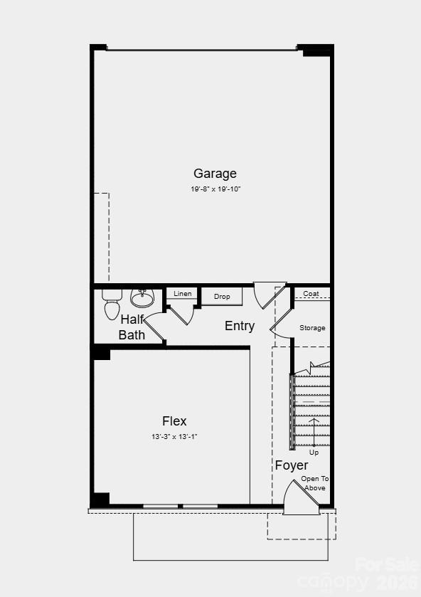 Lower Level Floor Plan - Additional Highlights Include: built-in ledge in the primary bath shower, and second floor storage room - 3909 Clemson Alley, Indian Land