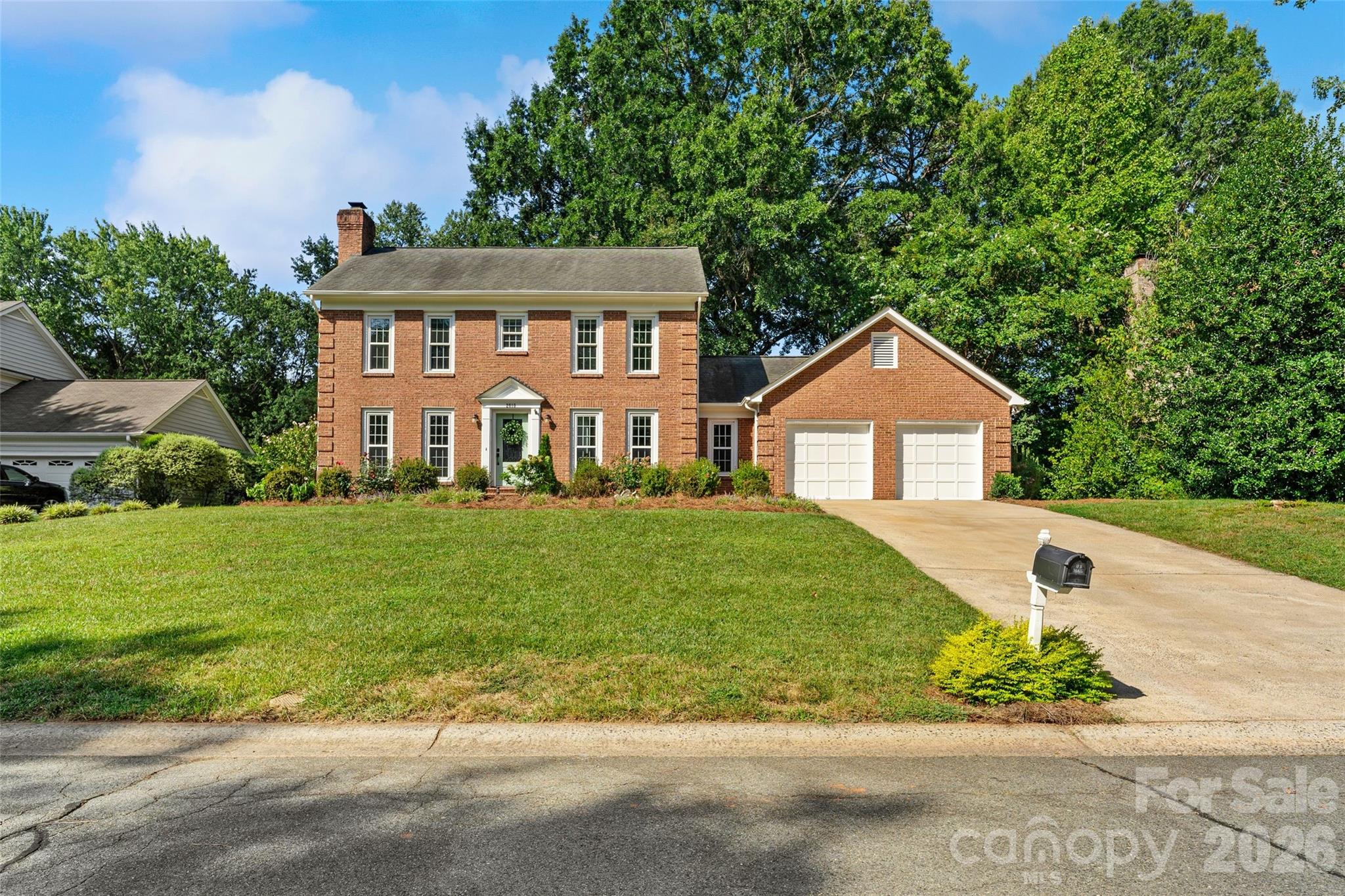 Front Exterior from Street - 2010 Glendalough Lane, Matthews