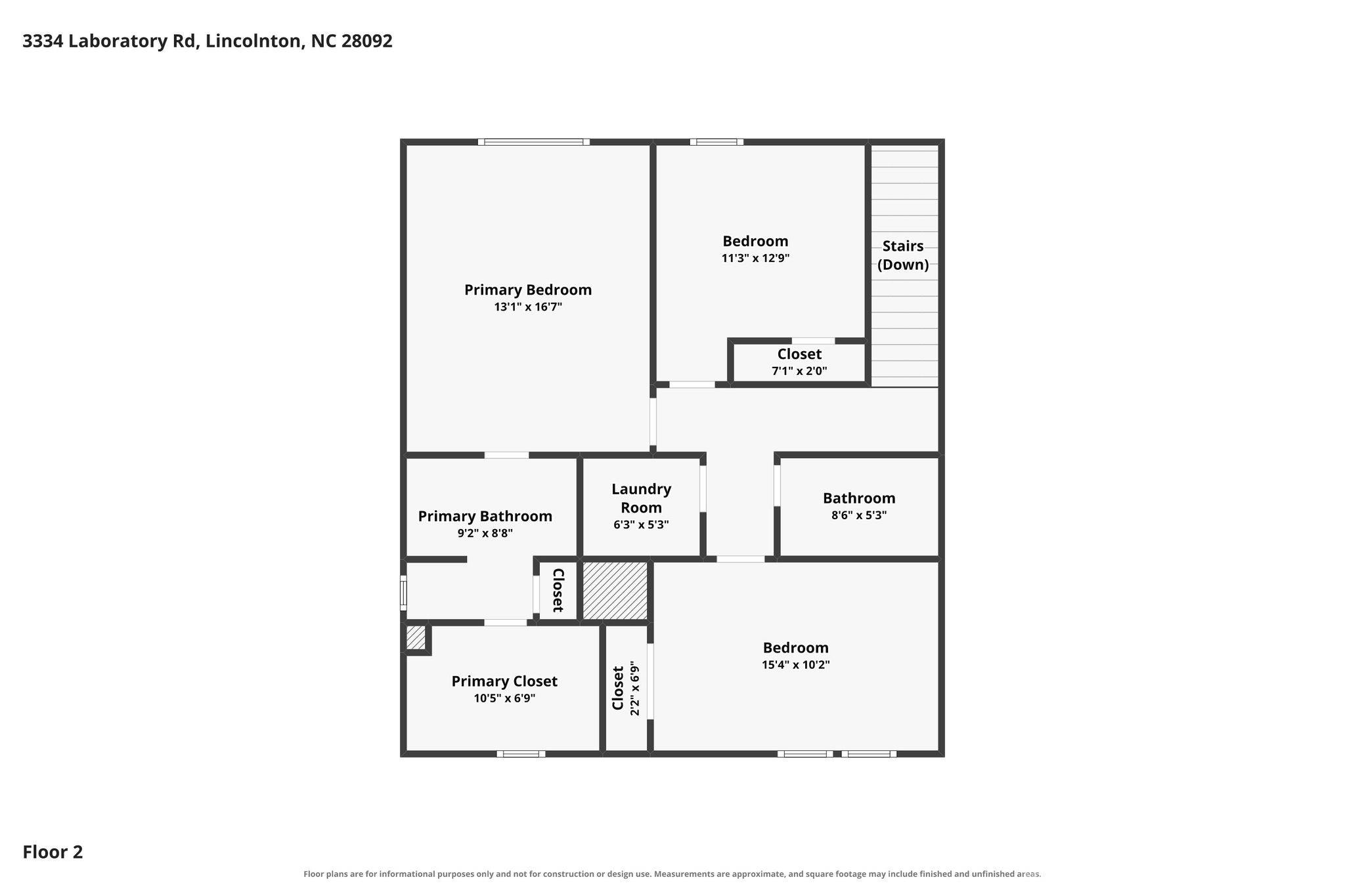 Floor 2 - 3334 Laboratory Road, Lincolnton