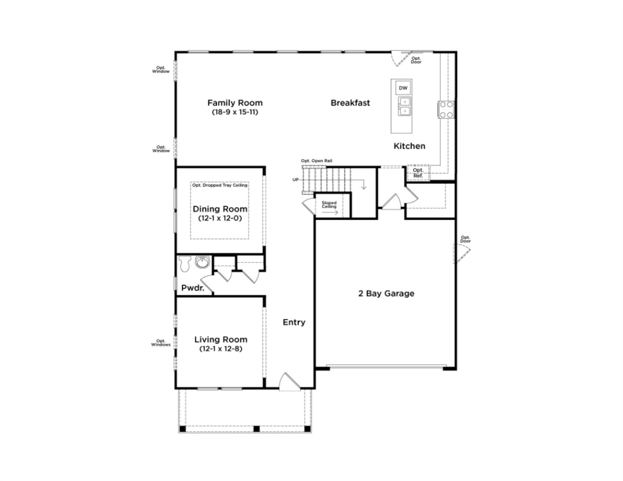 Floor Plan Schematic - 1288 Aft Lane, York