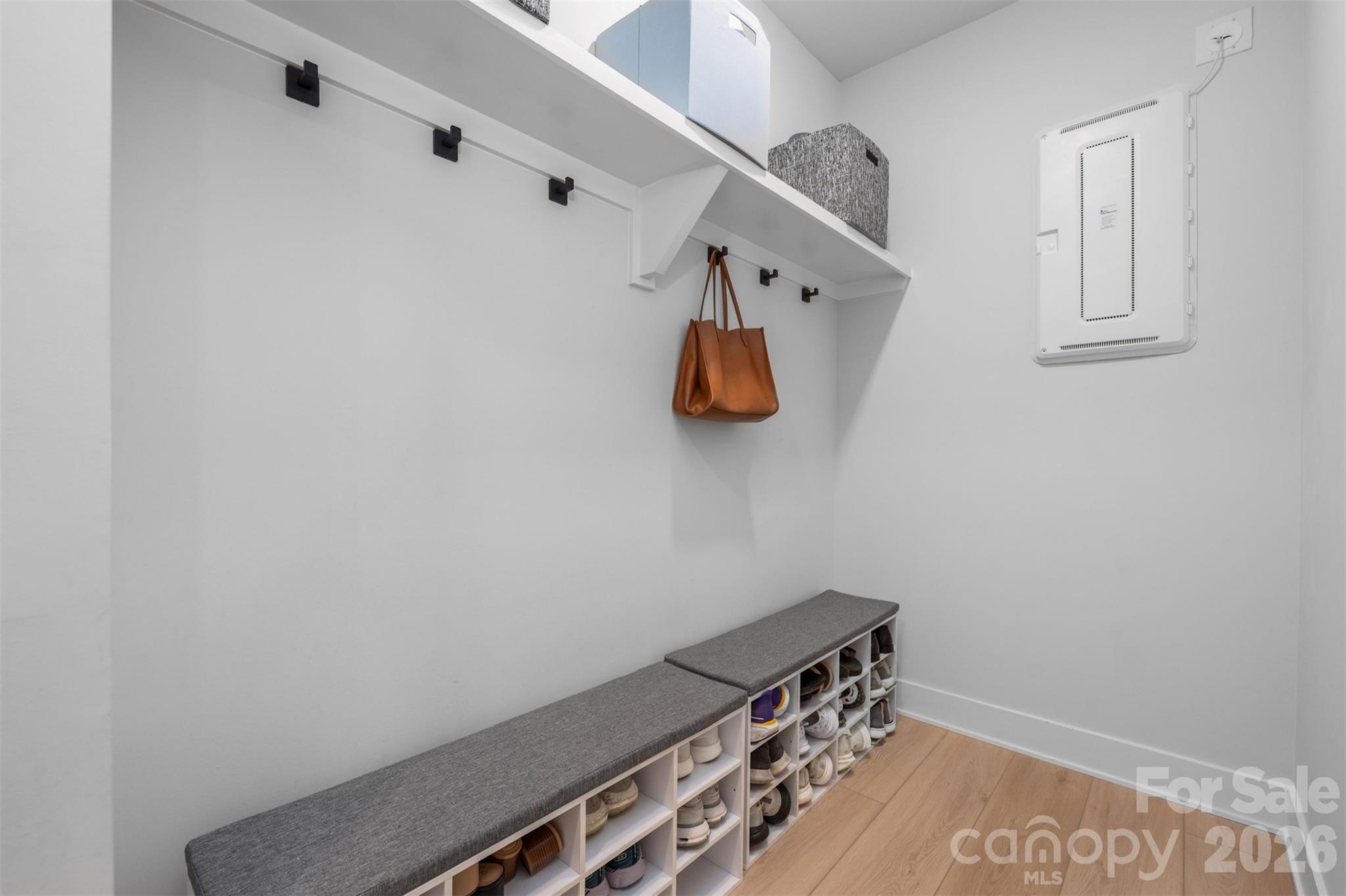 Drop zone with bench and cubbies off the garage - 4320 Tournette Drive, Indian Land