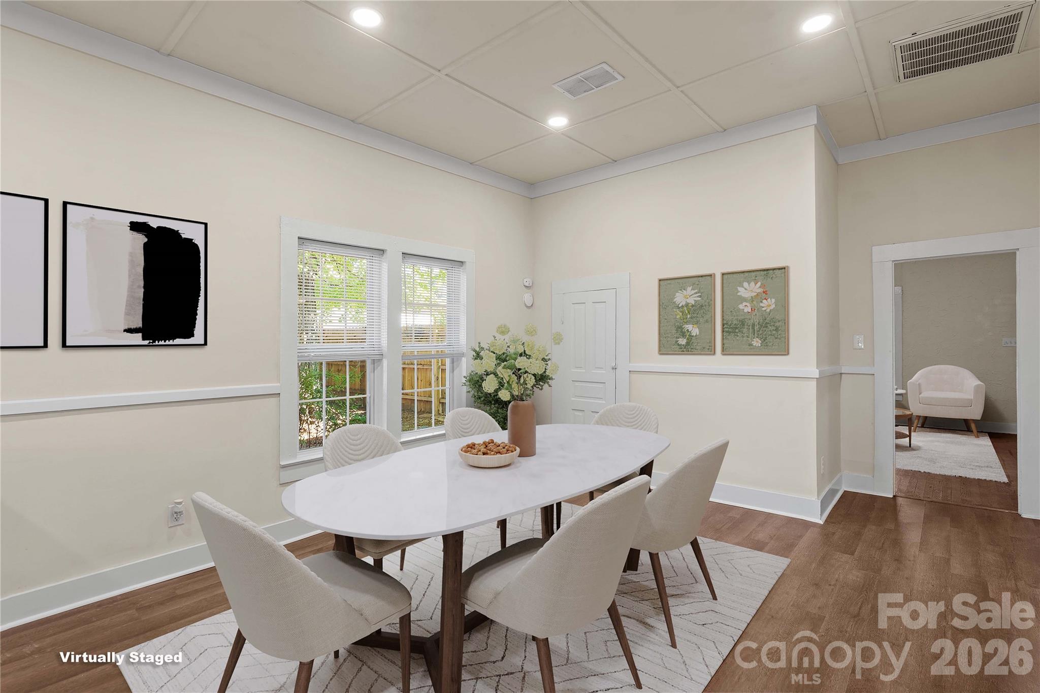 Another view of Dining Room, Virtually staged - 209 E Wilson Avenue, Mooresville